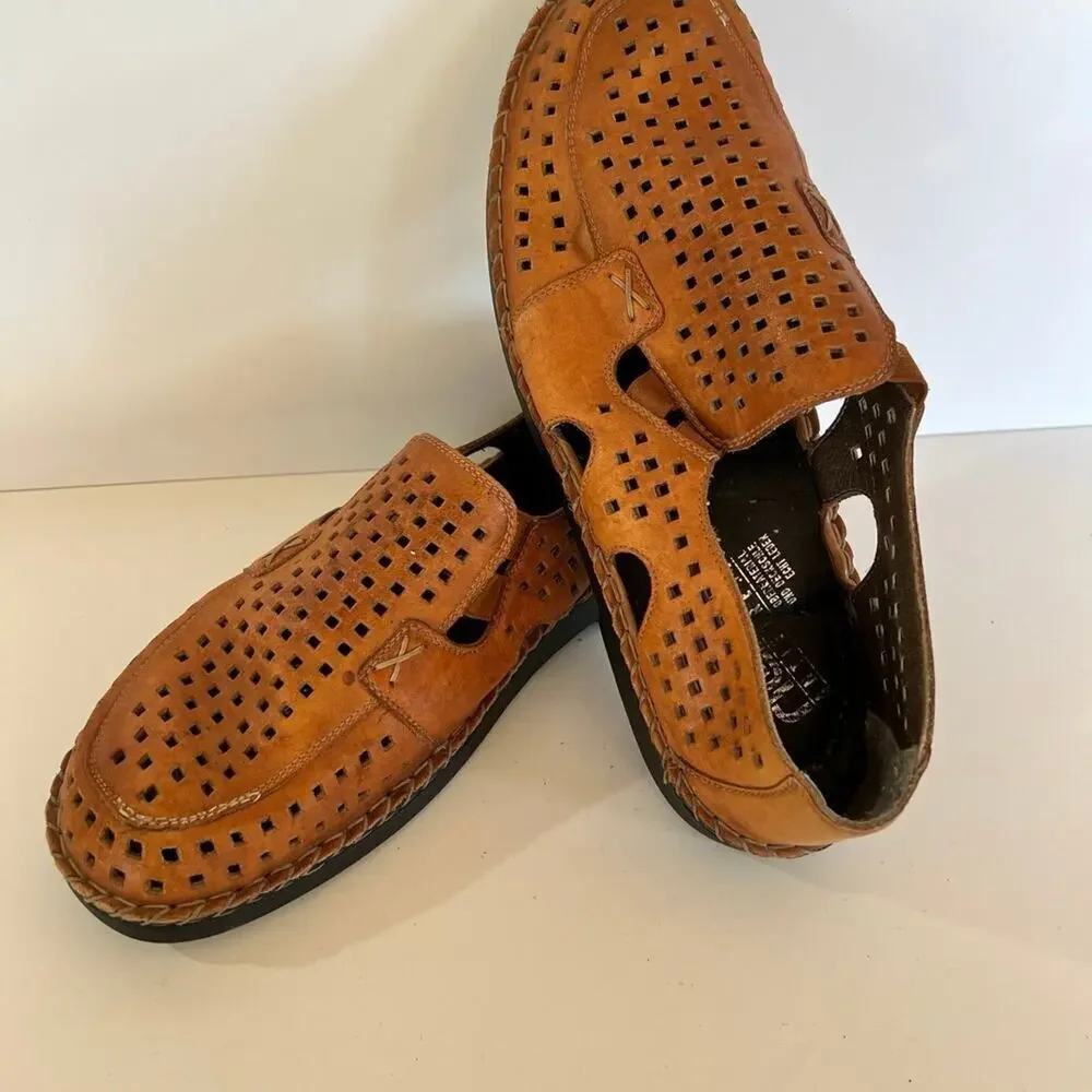 Rieker Anti-stress Brown Leather Comfort Shoe, Women’s size 11 1/2